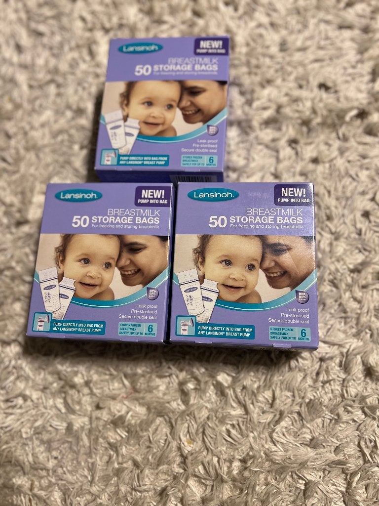 Lansinoh moedermelk bewaarzakjes 3 x 50 stuks, Ophalen of Verzenden, Nieuw, Overige typen