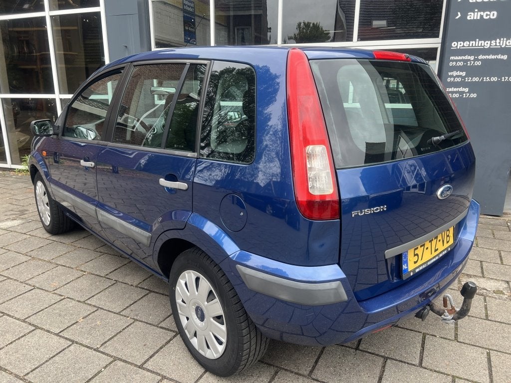 Ford Fusion 1.4-16V Champion Airco 5 deurs (bj 2007), Auto's, Ford, Gebruikt, Blauw, 49 €/maand, Origineel Nederlands
