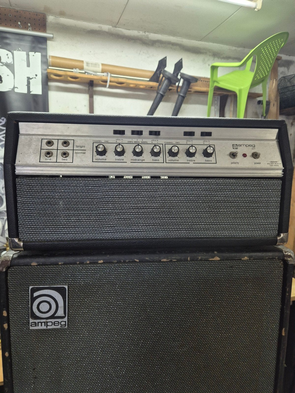 Ampeg SVT uit 72, Ophalen, Gebruikt, Basgitaar, 100 watt of meer