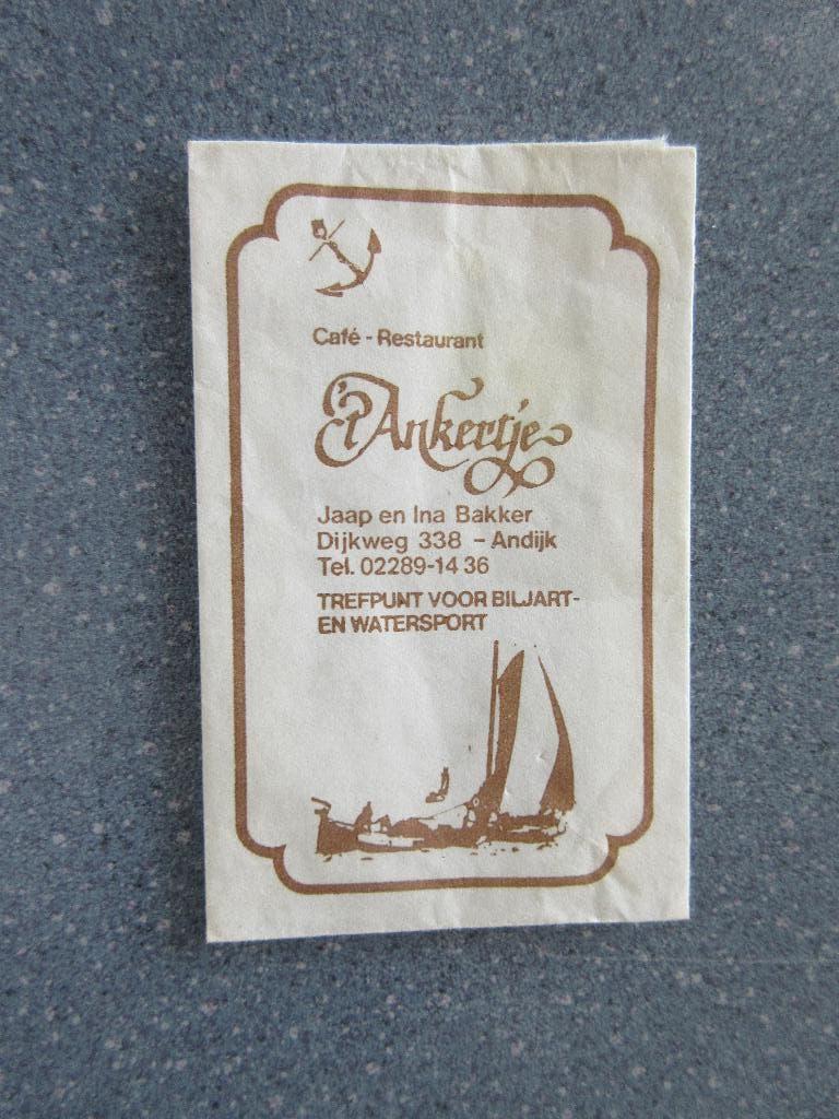Andijk, café-rest. 't Ankertje, Verzenden, Nederland