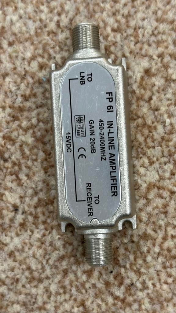 In-line versterker FP 61 450-2400MHz 20dB voor satelliet, Overige merken, Overige systemen, Nieuw, Ophalen of Verzenden