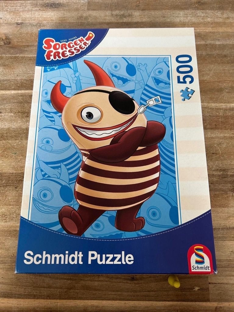 Schmidt Sorgenfresser Puzzel Flint - 500 stukjes, Ophalen of Verzenden, 500 t/m 1500 stukjes, Zo goed als nieuw, Legpuzzel