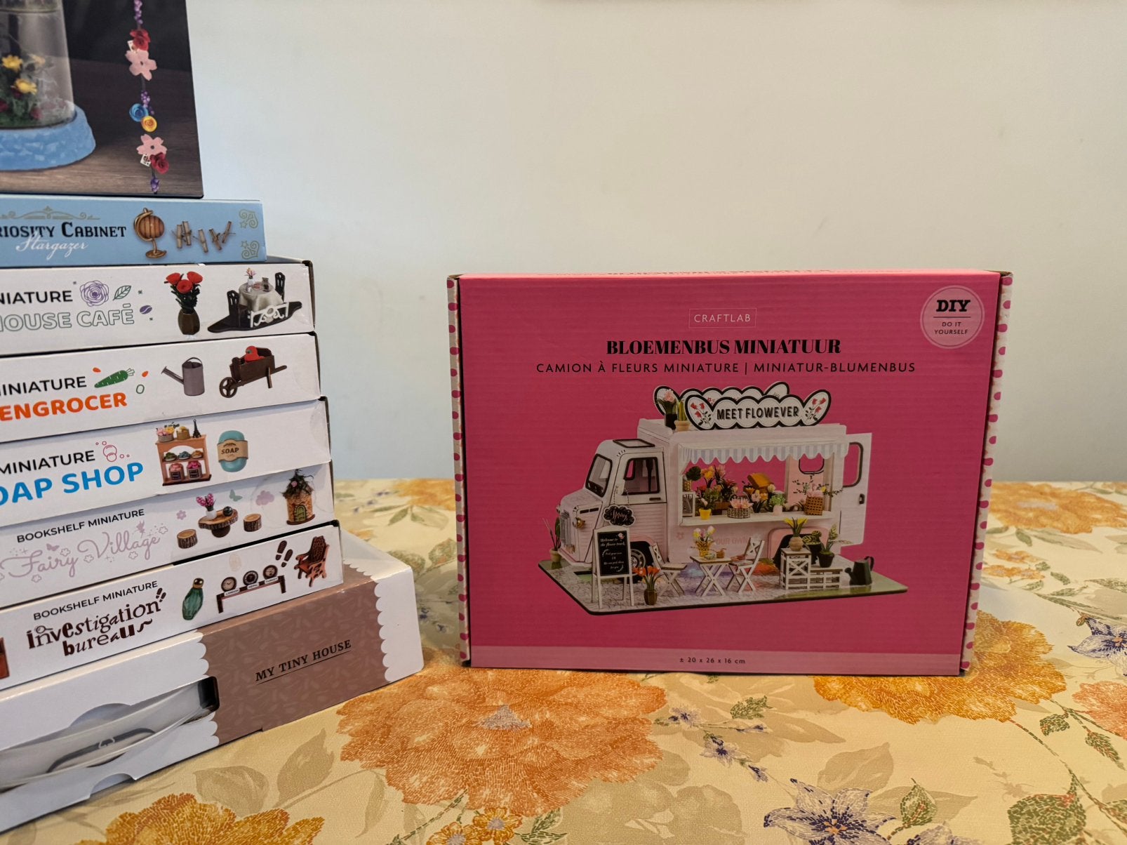 Meerdere miniatuur diy huisjes, Ophalen of Verzenden, Zo goed als nieuw, Knutselwerk