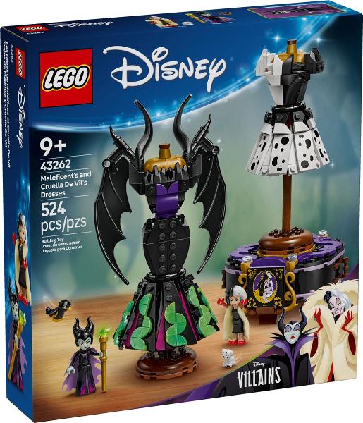 Lego Disney set 43262 Jurken van Maleficent & Cruella De Vil, Lego, Nieuw, Ophalen of Verzenden, Disney