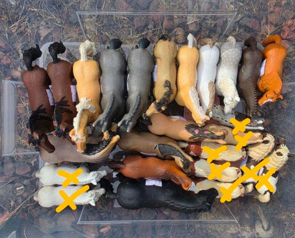 Schleich verschillende paarden en shetlanders, Ophalen of Verzenden, Zo goed als nieuw, Paard, Beeldje of Figuurtje