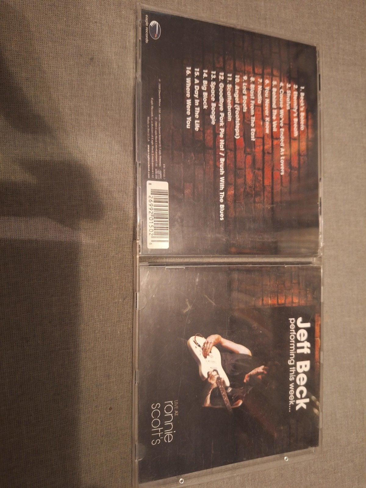 Jeff Beck - Performing This Week Live At Ronnie Scott's cd, Rock, Gebruikt, Verzenden, Live-album
