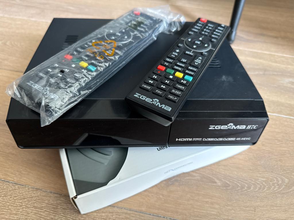 Zgemma H7C met 250GB harde schijf, Ophalen of Verzenden, Gebruikt, Harddiskrecorder