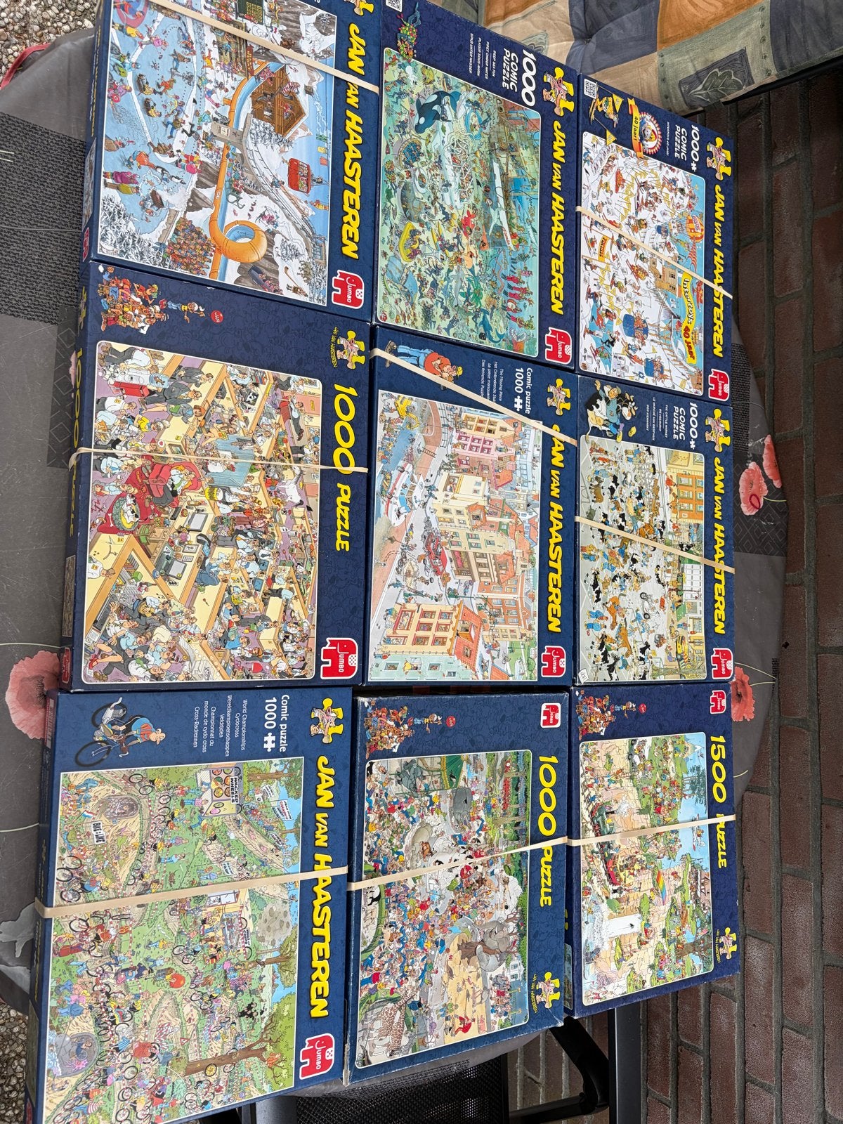 Jan van haasteren 80 soorten, Ophalen of Verzenden, 500 t/m 1500 stukjes, Zo goed als nieuw