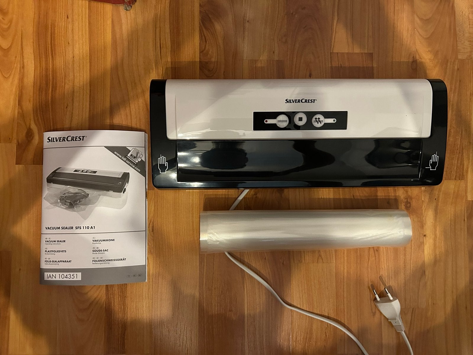 SilverCrest Vacuum Sealer SFS 110 A1 - Nieuwstaat, Ophalen of Verzenden, Zo goed als nieuw