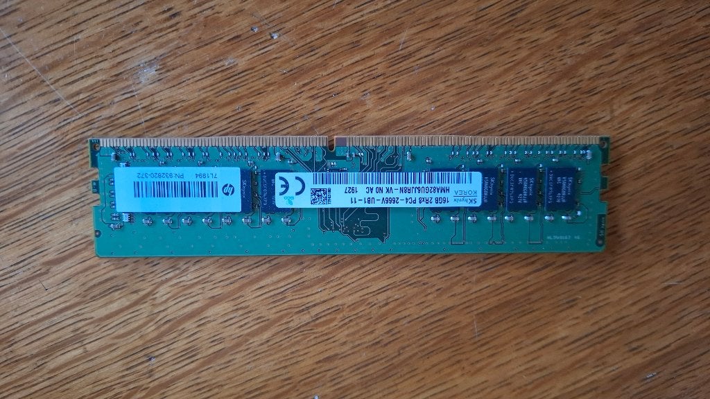 16gb ddr4 ram geheugen, DDR4, Ophalen of Verzenden, Zo goed als nieuw, Desktop