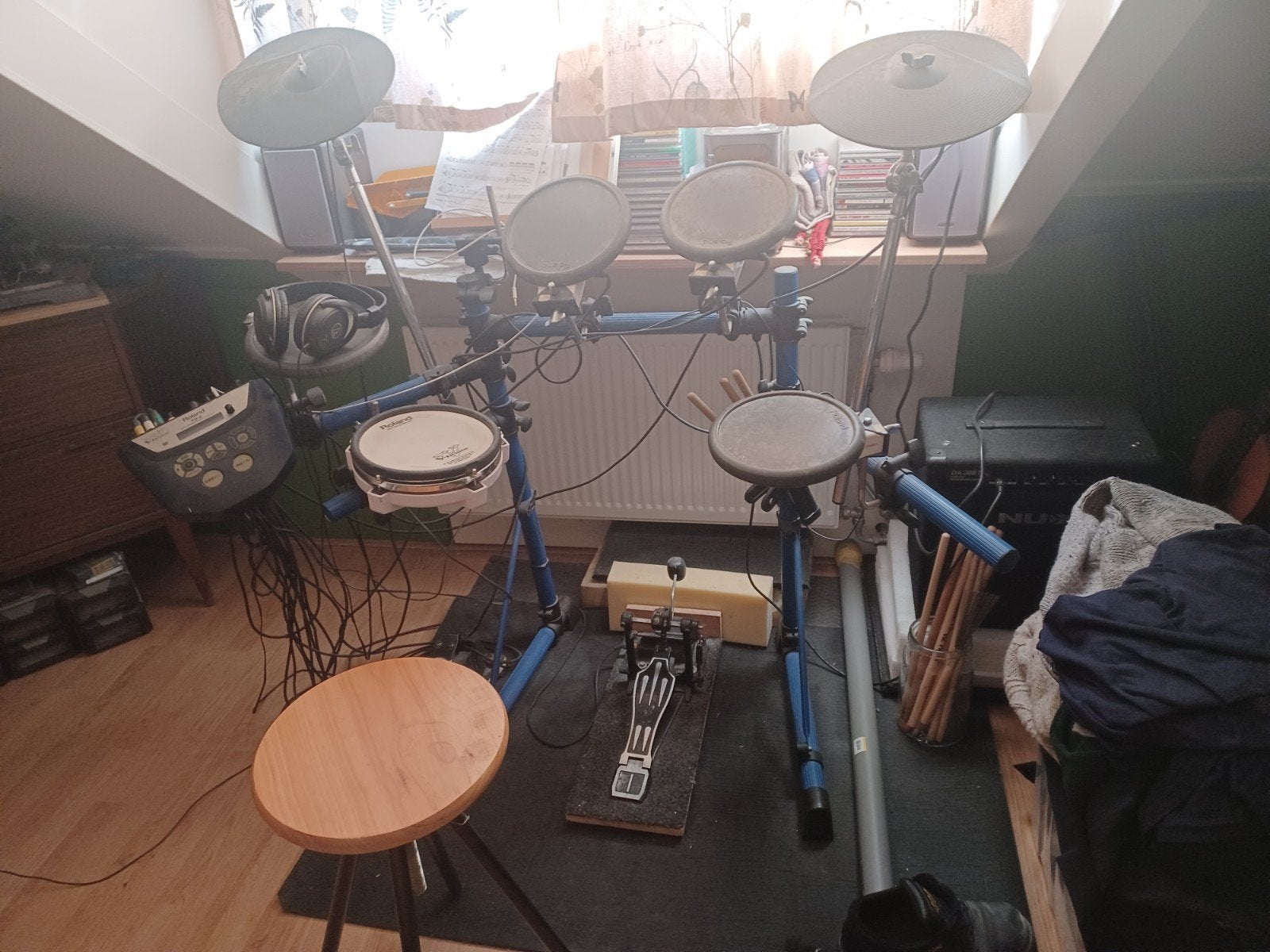 Roland elektronich drumstel, Muziek en Instrumenten, Ophalen, Gebruikt, Roland, Elektronisch