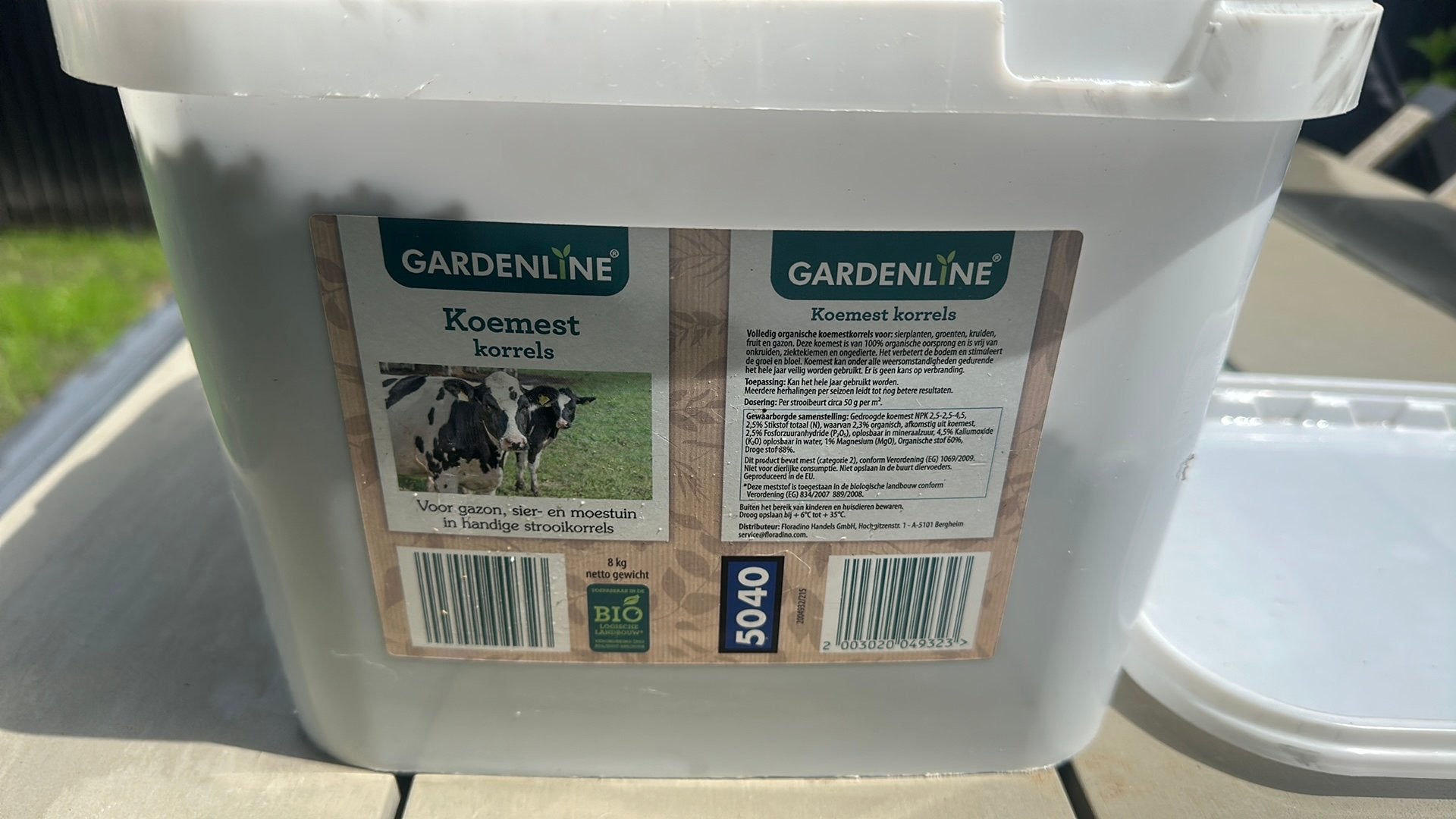8 emmers Gardenline Koemestkorrels 8 kg, Ophalen, Koemestkorrels