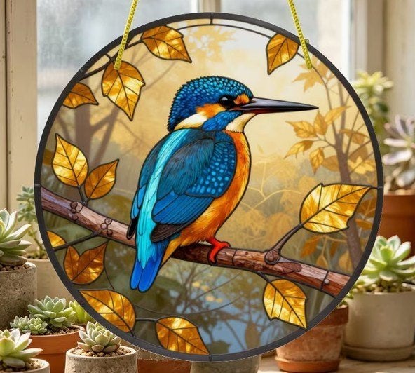 Wandhanger ijsvogel, Verzenden, Meerkleurig, Nieuw, Kunststof