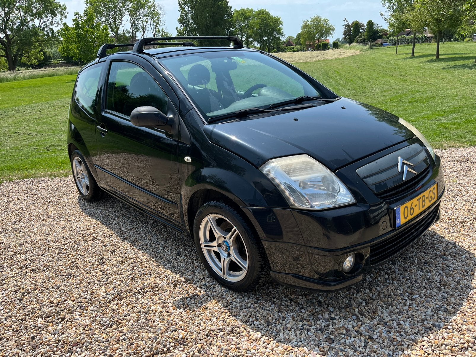 Citroën C2 1.4 I 2006 Zwart airco, Voorwielaandrijving, 450 kg, 4 cilinders, 965 kg