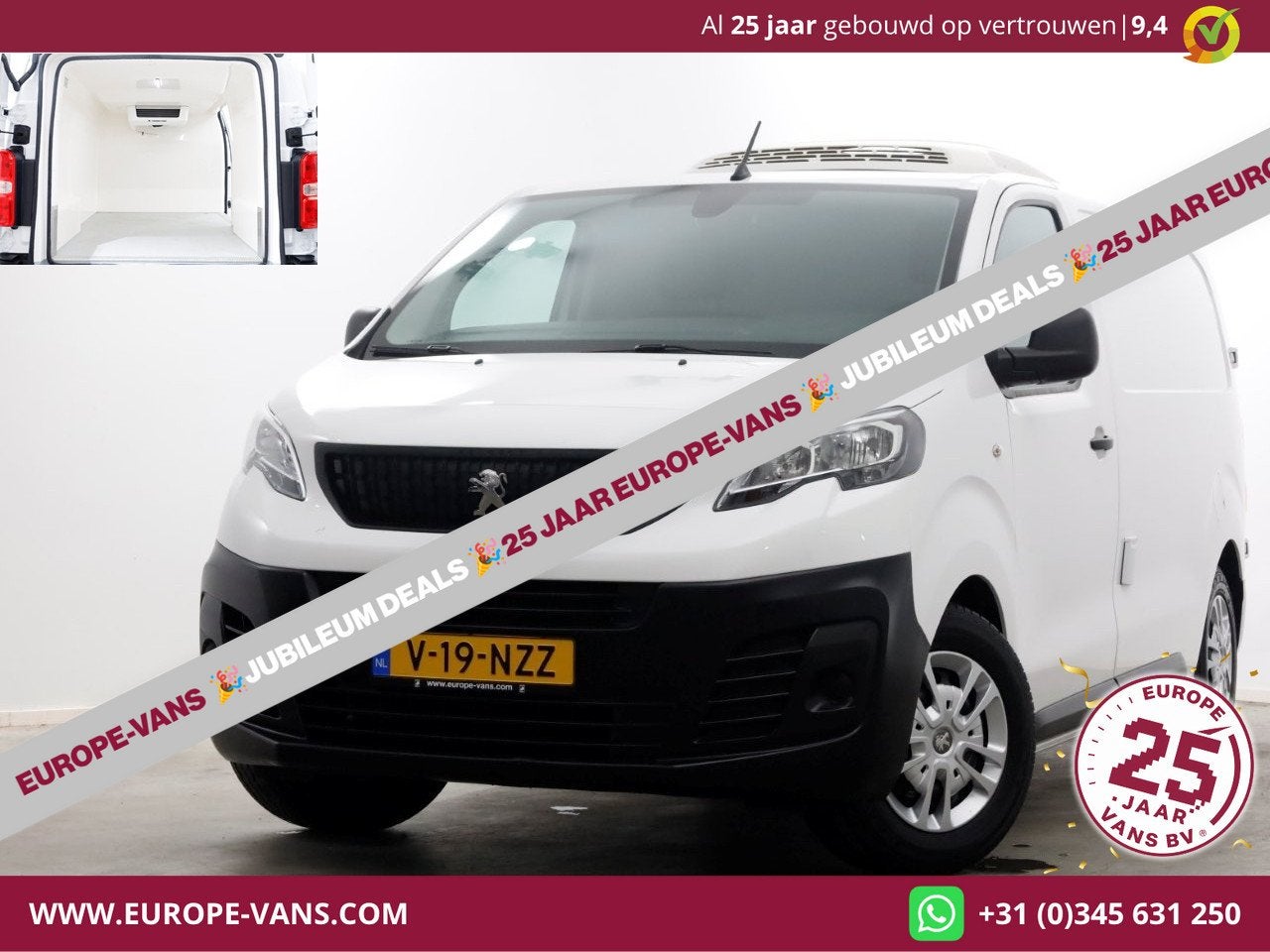Peugeot Expert 1.5 BlueHDI 102pk Koelwagen/Vriezer 12V+230V, Voorwielaandrijving, 15 km/l, Euro 6, 4 cilinders
