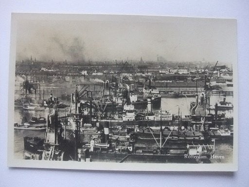 Q85 Rotterdam - Havengezicht, Verzenden, 1940 tot 1960, Gelopen, Zuid-Holland