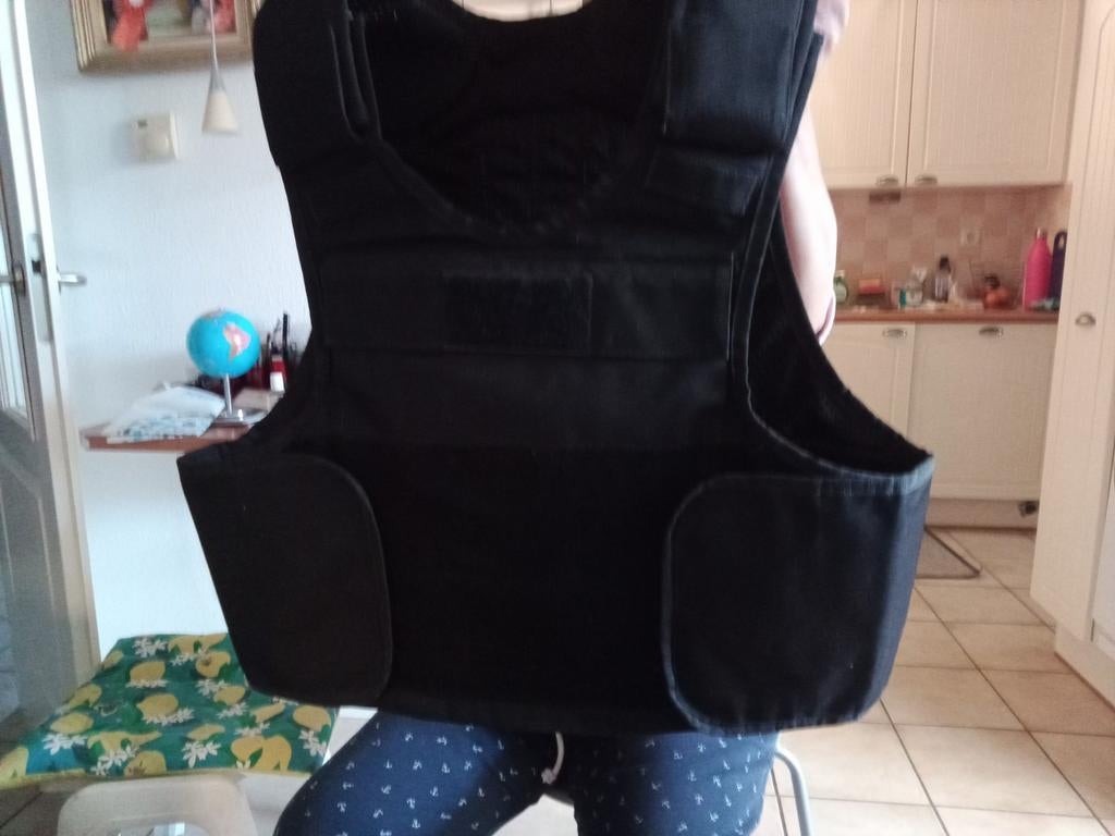 Britse hoes plate carrier met 2 Kevlar platen, Ophalen of Verzenden, Landmacht, Amerika, Kleding of Schoenen