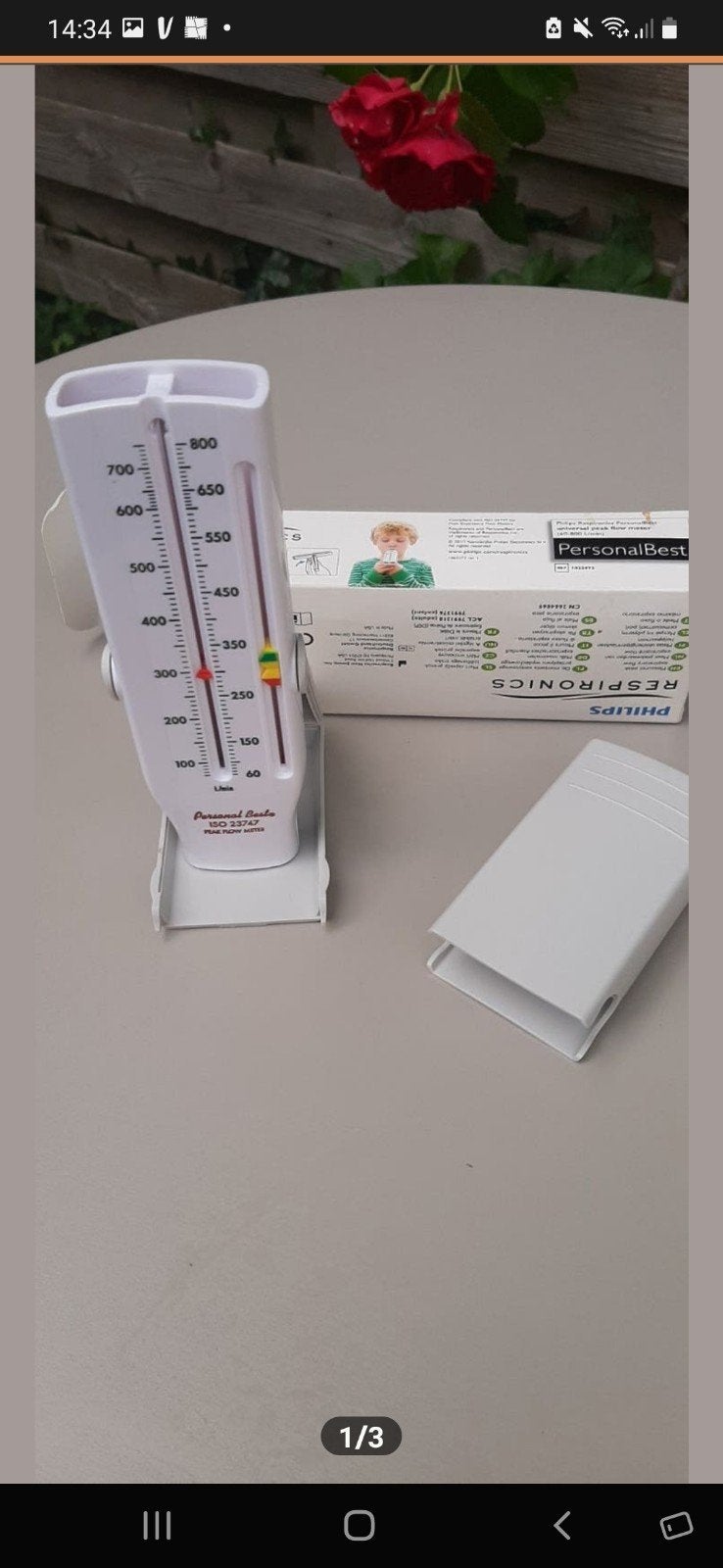 Philips Respironics PersonalBest Peak Flow Meter Astma, Ophalen of Verzenden