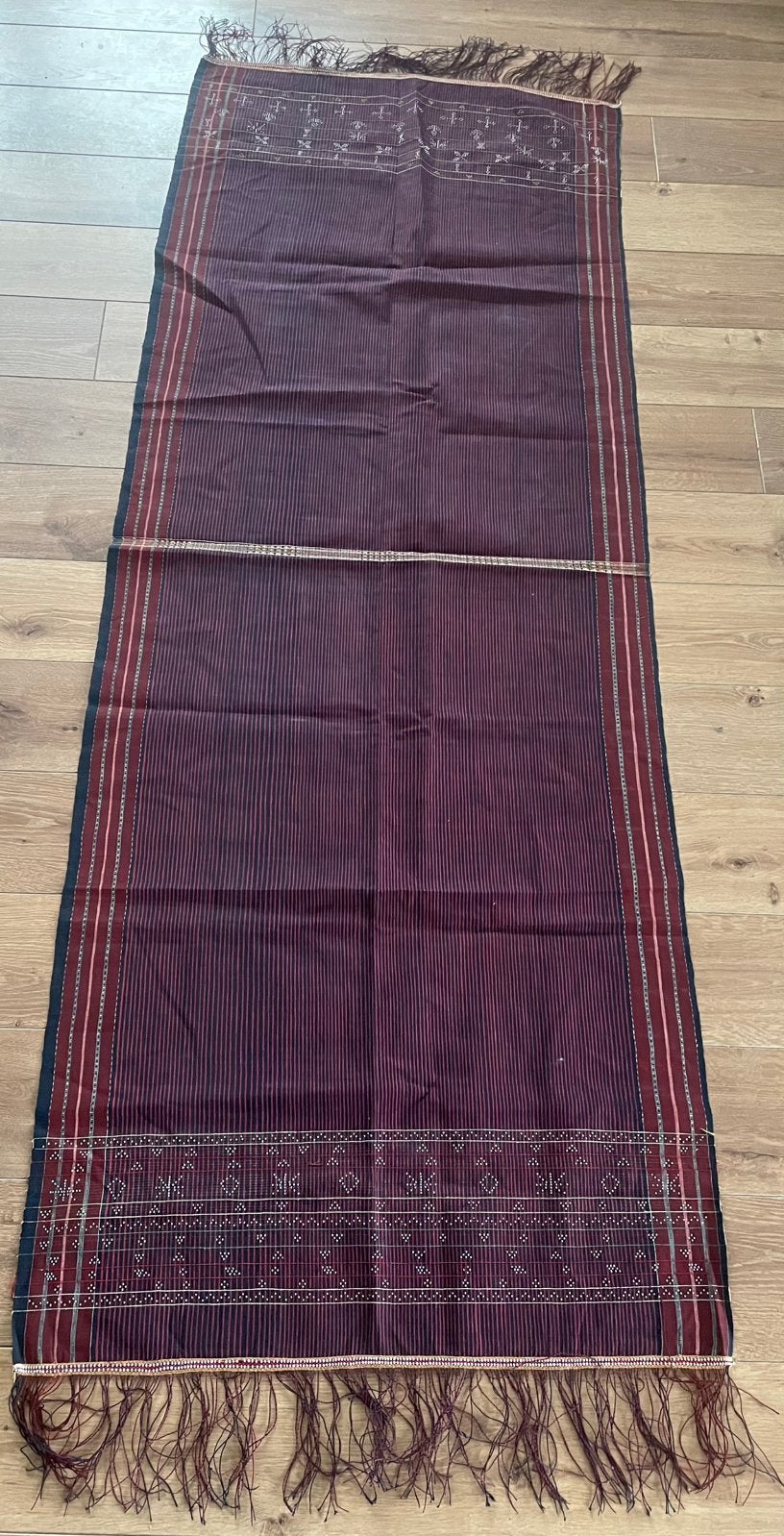 Vintage Ulos Batak met Kraaltjes - Sumatra (Nieuwstaat), Ophalen