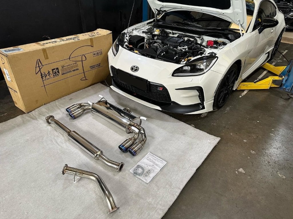 Kakimoto class KR quad uitlaat - Toyota GR86 Subaru BRZ 22+