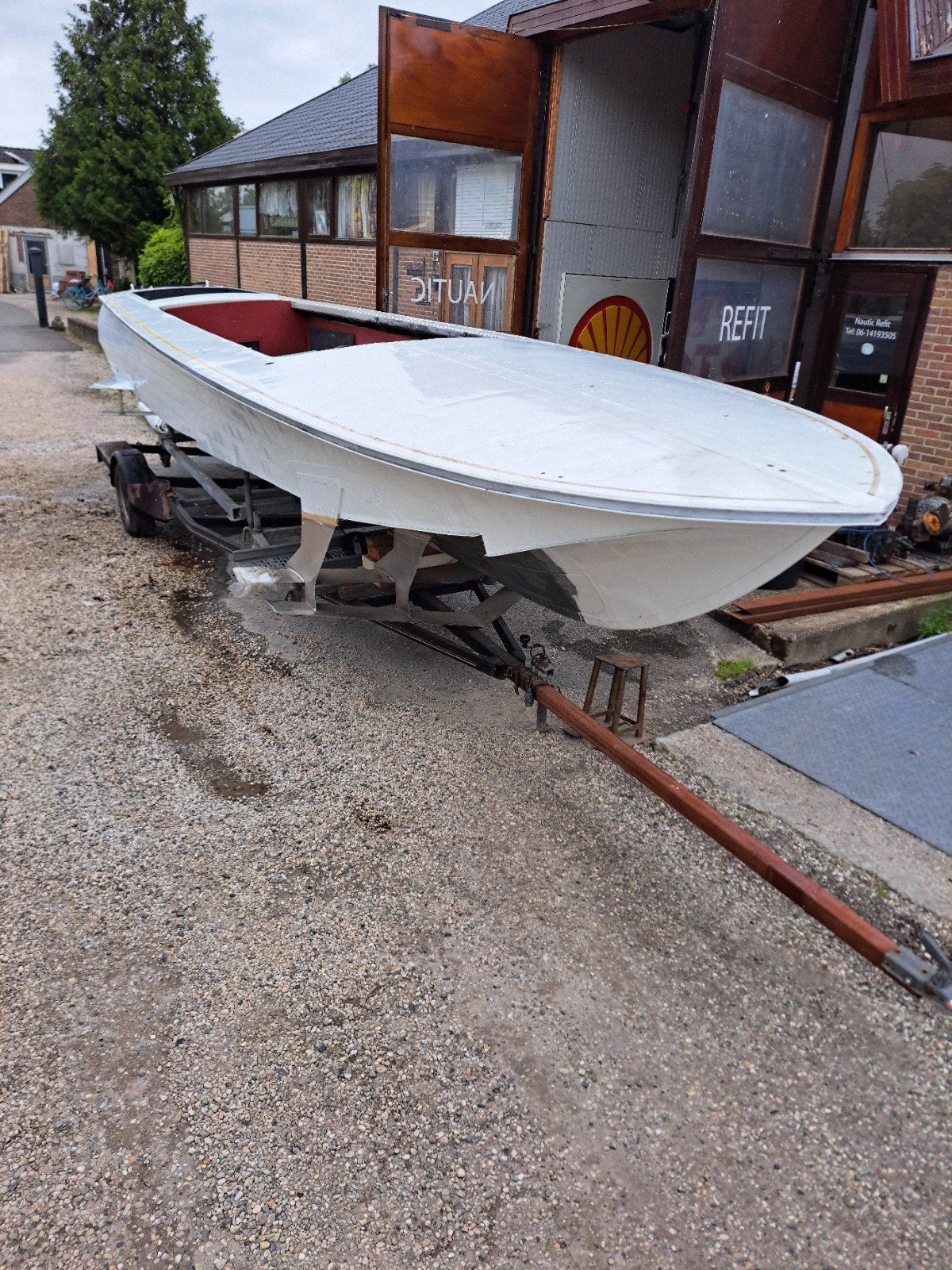 Volga draagvleugelboot Casco - Afbouwproject met V8, Overige merken, Gebruikt, Binnenboordmotor, Aluminium