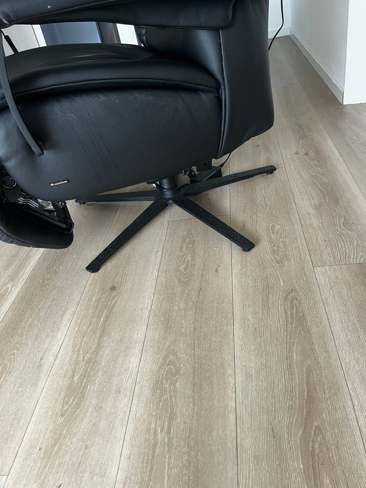 Comfora Personal-line relaxfauteuil met sta-op functie, 100 tot 125 cm, Leer, Ophalen of Verzenden, Zo goed als nieuw
