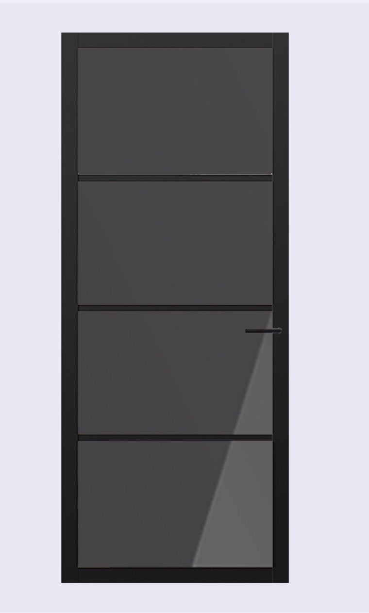 Mooie svedex industriele deur met rookglas en beslag, Ophalen, 80 tot 100 cm, 215 cm of meer, Binnendeur