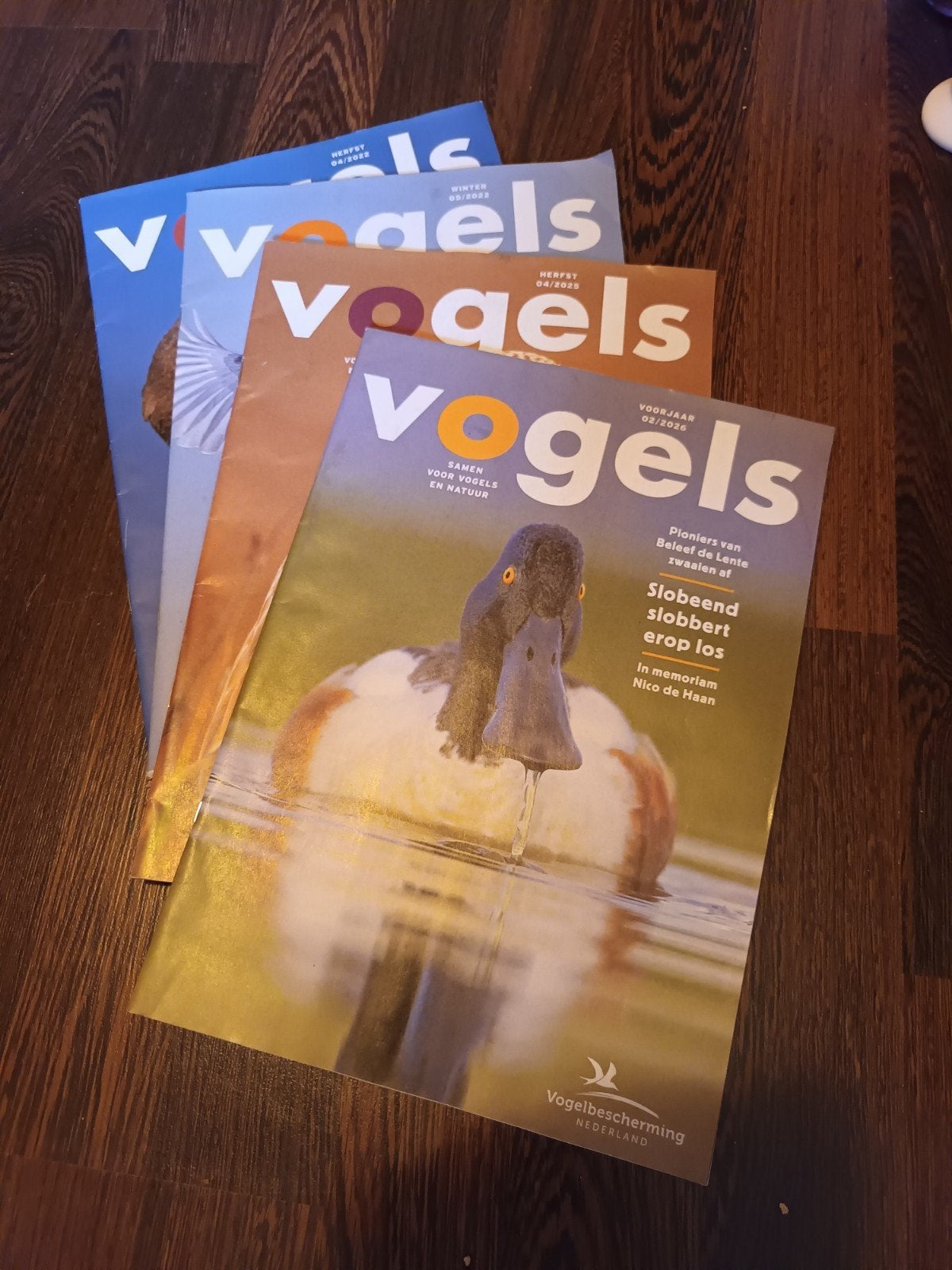 Vogels tijdschrift, 4 stuks, Ophalen of Verzenden, Zo goed als nieuw, Wetenschap en Natuur