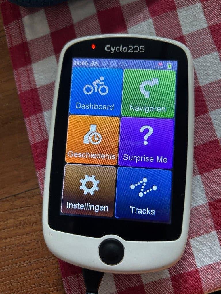 Mio Cyclo 205 fietscomputer, Fietsen en Brommers, Ophalen of Verzenden, GPS, Gebruikt