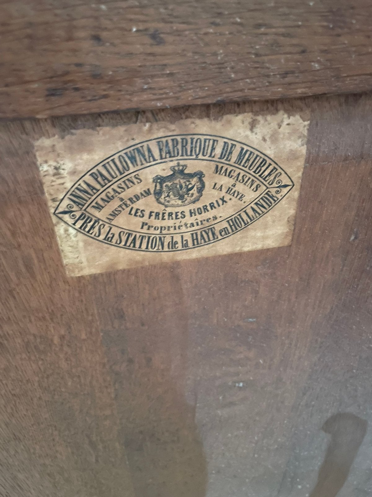 Horrix Vitrinekast 1860-1880 Koninklijke Kwaliteit Gelabeld, Antiek en Kunst, Ophalen