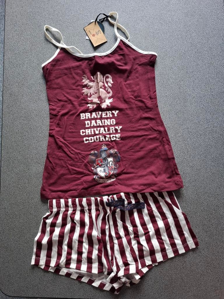 Pyjama Harry Potter bordeauxrood, Kleding | Dames, Ophalen of Verzenden, Nieuw, Maat 38/40 (M)