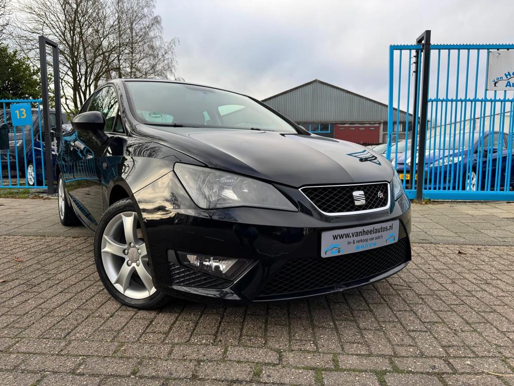 SEAT Ibiza 1.2 TSI FR Clima Elek Pakket Lmv Pdc Nw Apk, Voorwielaandrijving, Stof, Gebruikt, Zwart