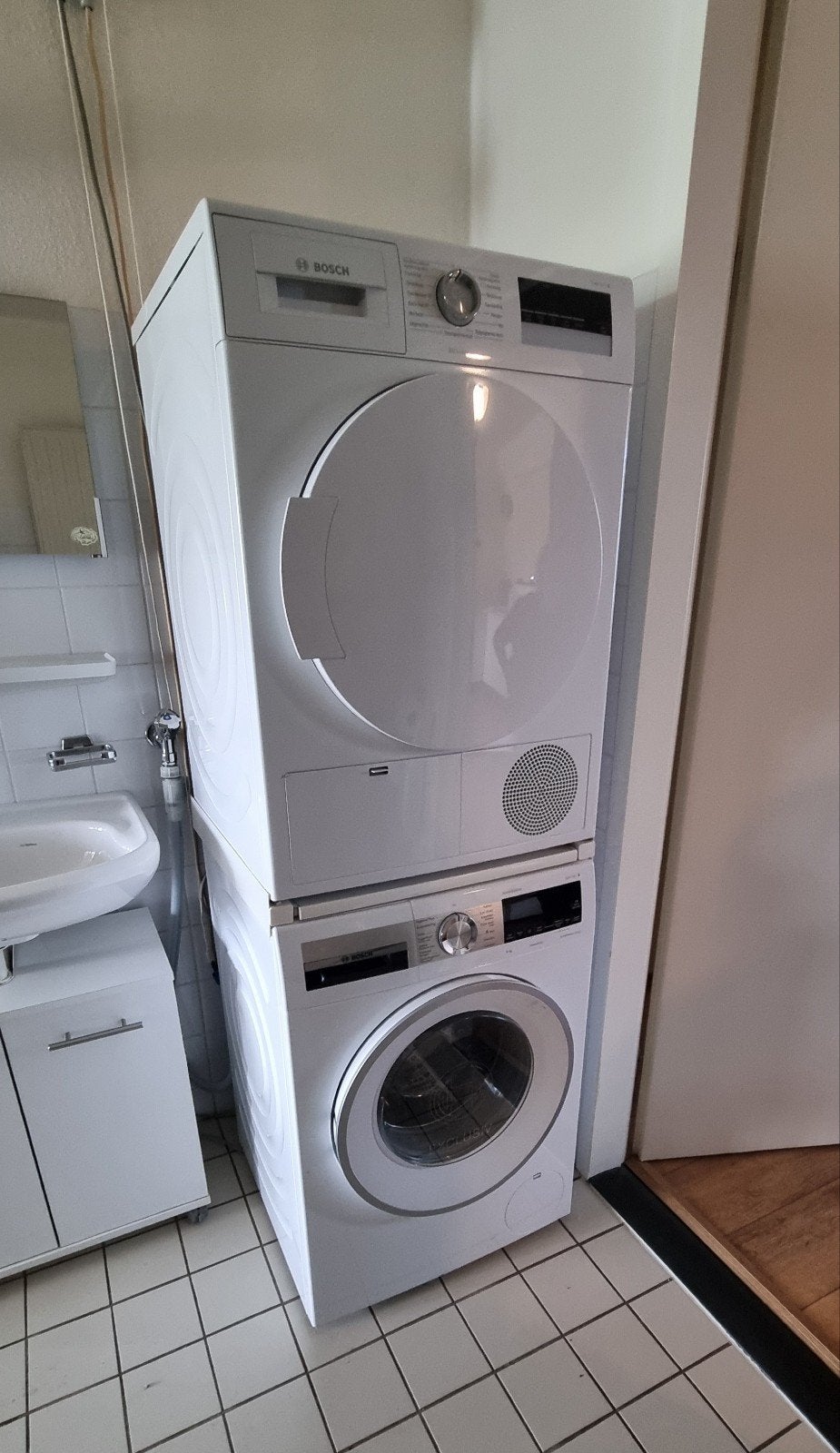 Bosch Wasmachine en Droger Set - 2 jaar oud, werkt perfect!, Ophalen, Gebruikt, Overige typen, 8 tot 10 kg
