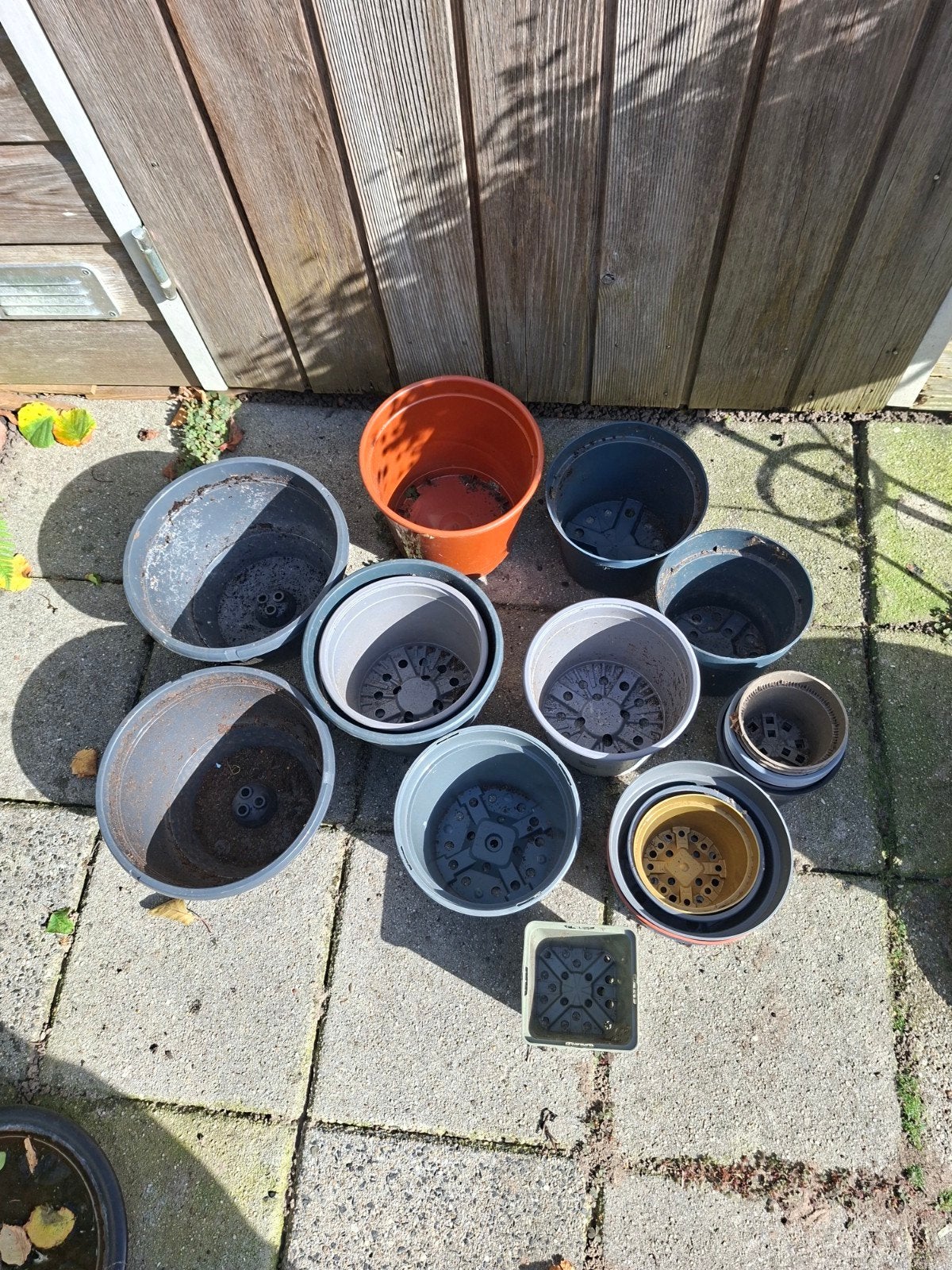 Bloempotten plastic, Ophalen, Kunststof, Gebruikt, Minder dan 30 cm