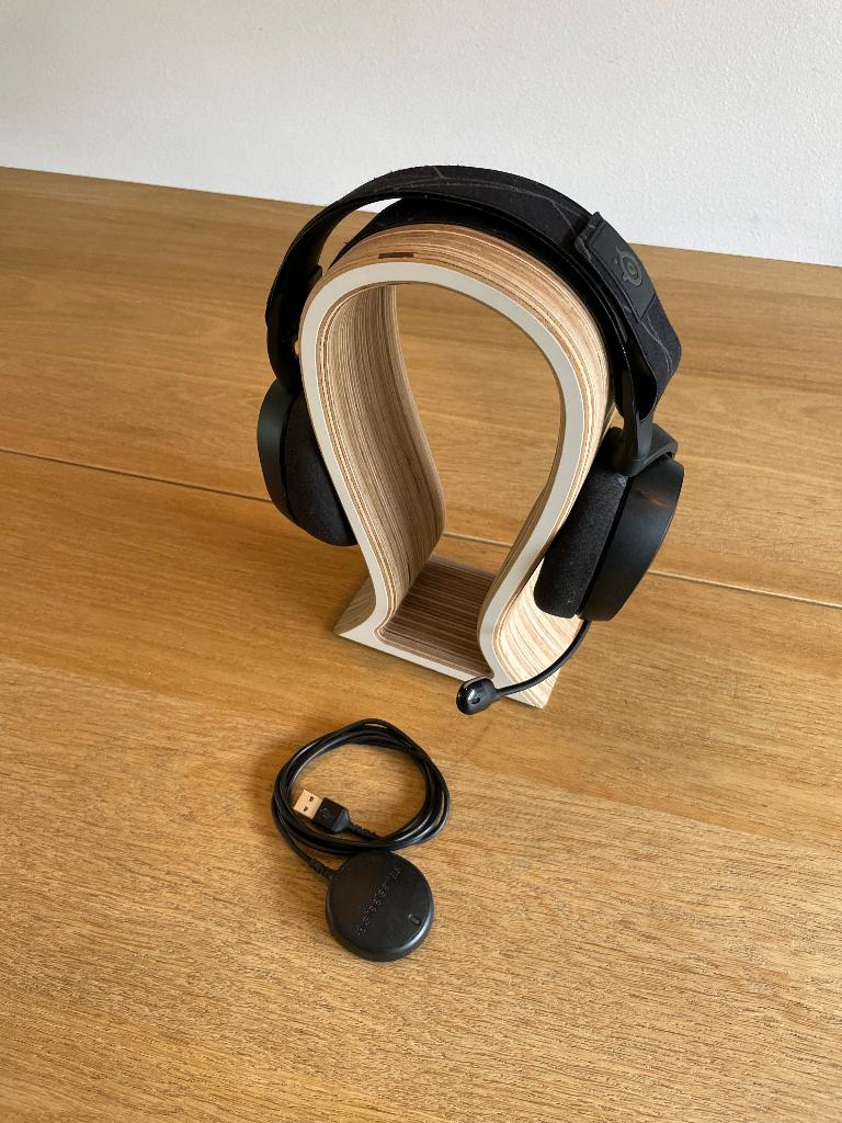 Steelseries Arctis 7 Black Gaming Headset (opgeknapt), Overige merken, Gebruikt, Ophalen of Verzenden, Over oor (circumaural)