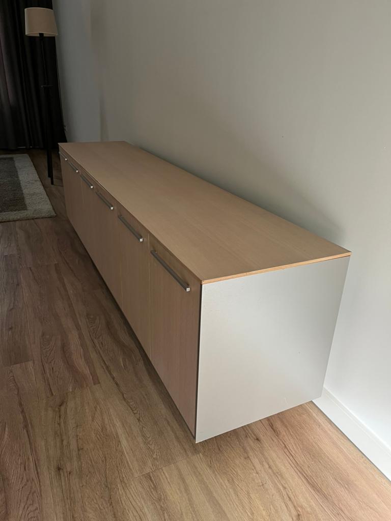 Dressoir 238 x 60 x 50 cm zwaar en stevig., Ophalen, Zo goed als nieuw, 25 tot 50 cm, 200 cm of meer