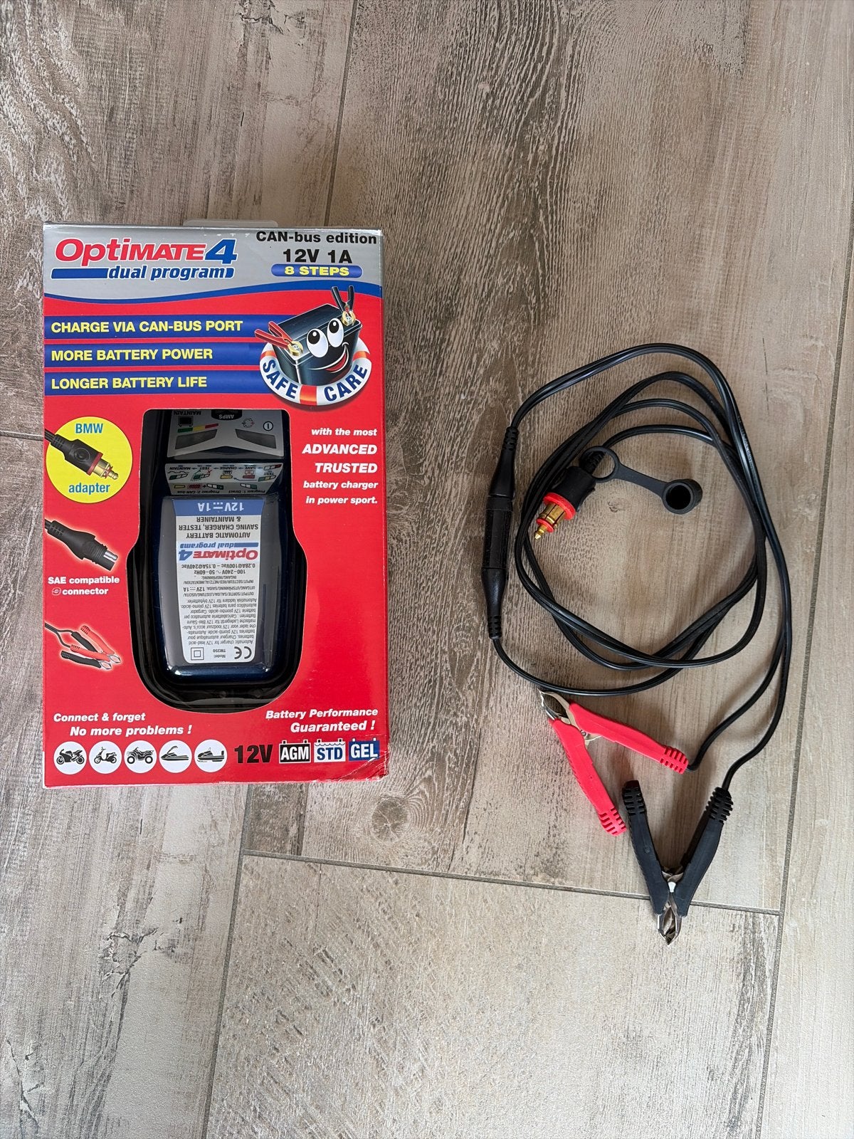 BMW - Optimate 4 Dual Program Acculader CAN-bus Edition, Gebruikt, BMW