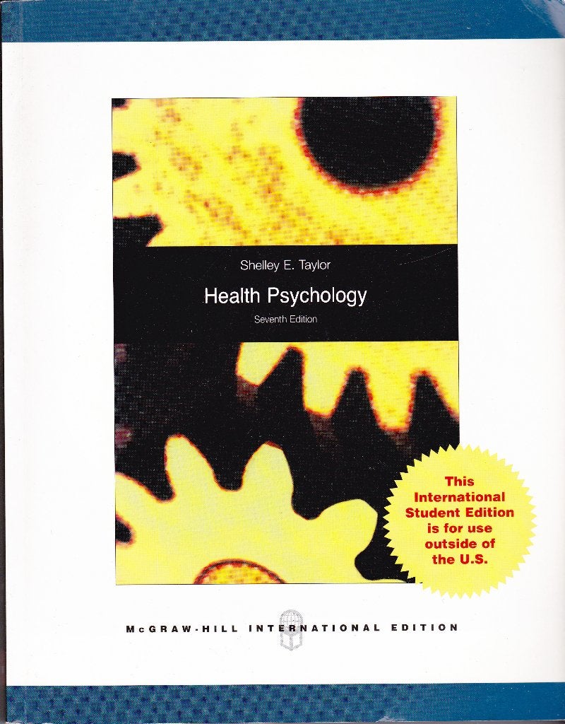 Shelly E.Talor Health Psychology, Gelezen, Shelly E.Talor, Ophalen of Verzenden, WO