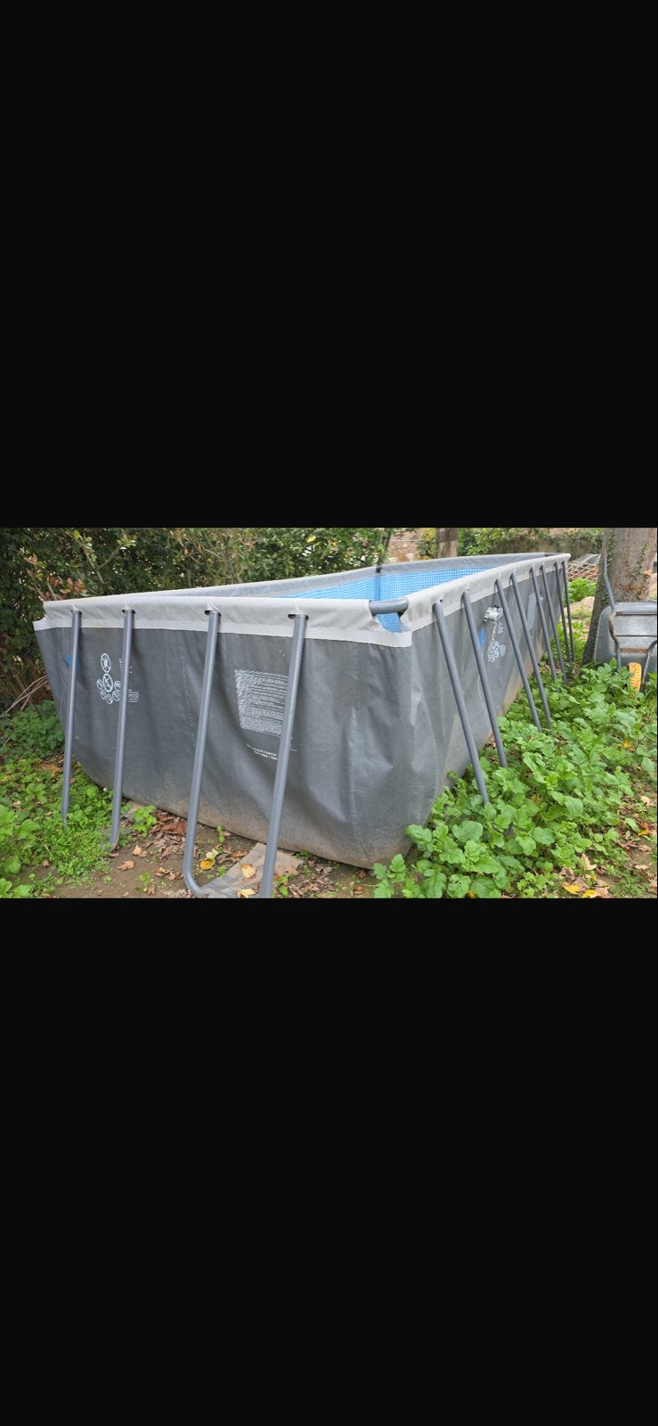 Stevig opzetzwembad, ideaal voor de zomer, Ophalen, Gebruikt, 80 tot 120 cm, Minder dan 200 cm