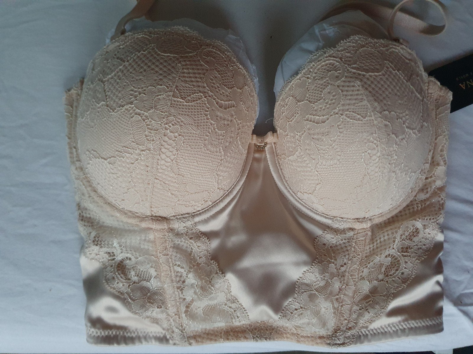 NIEUW - Korset maat 70C, Kleding | Dames, Ondergoed en Lingerie, Lascana, Ophalen of Verzenden, Beige, Body of Korset