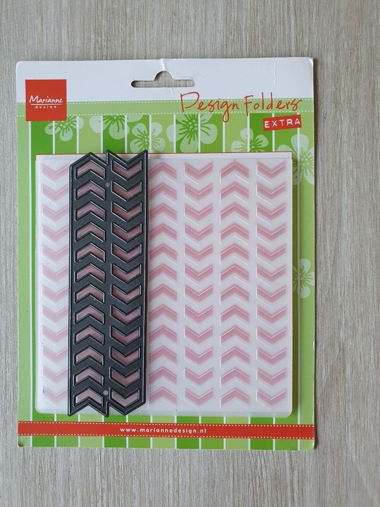 Marianne Design - Design Folder extra DF3407 - Tire Track, Ophalen of Verzenden, Nieuw, Overige thema's, Pons of Mal