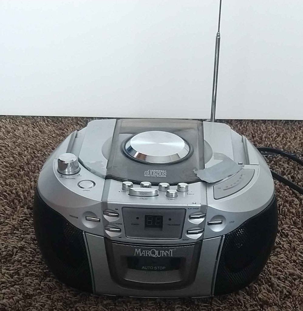 Marquant CD speler met radio en cassette, Ophalen of Verzenden, Gebruikt, Overige merken