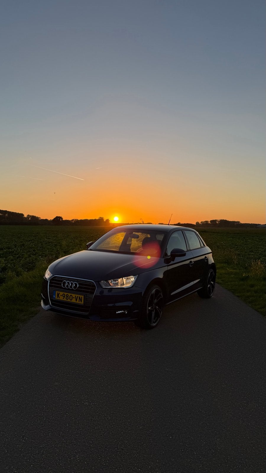 Audi A1 Tfsi Sportback 2016, Auto's, Automaat, A1, Blauw, 49 €/maand