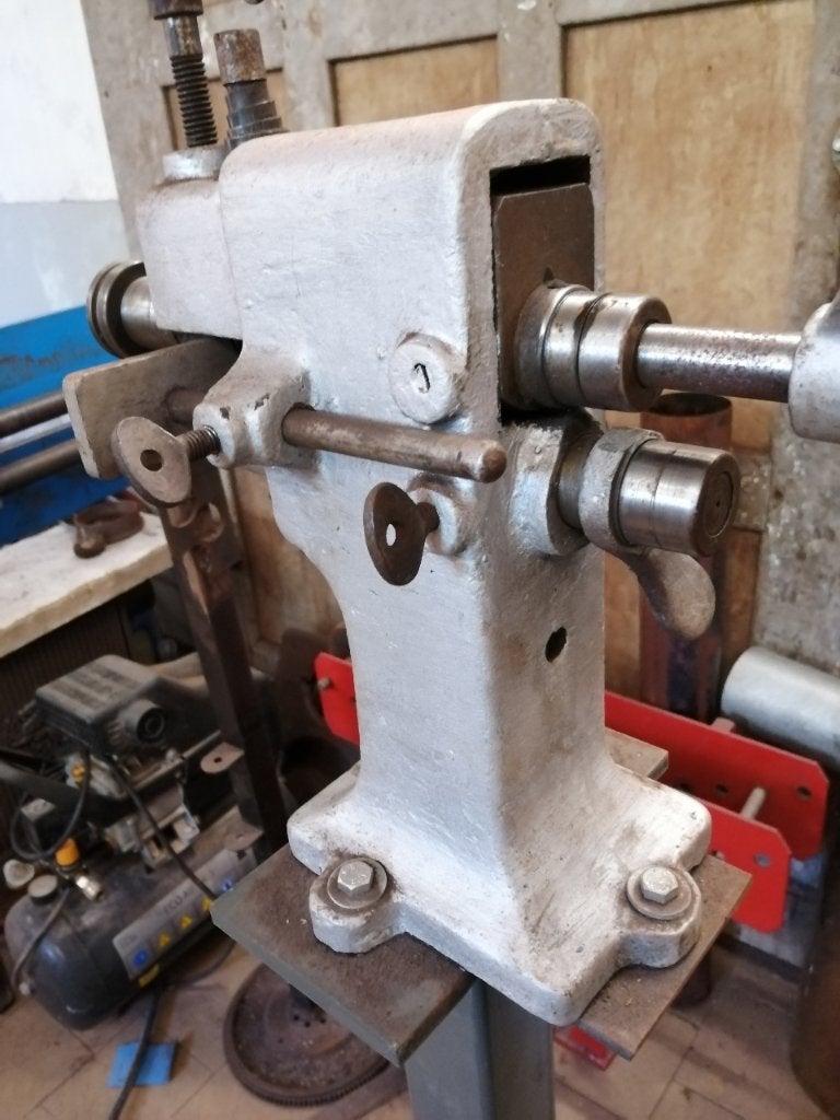 Jorg vels voormachine, Ophalen, Gebruikt