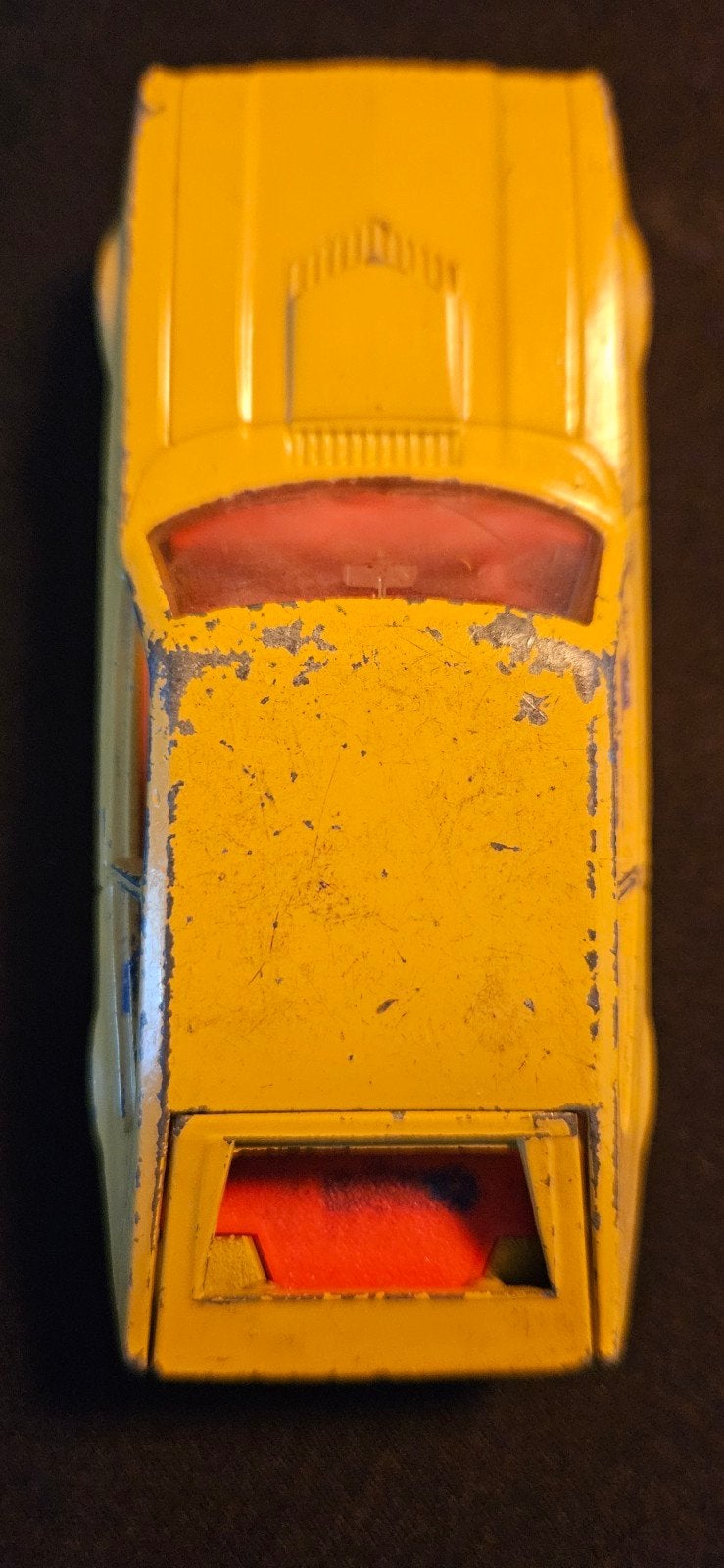 Matchbox Super Kings K-59 Ford Capri II - Geel (1976), Ophalen, Gebruikt, Auto