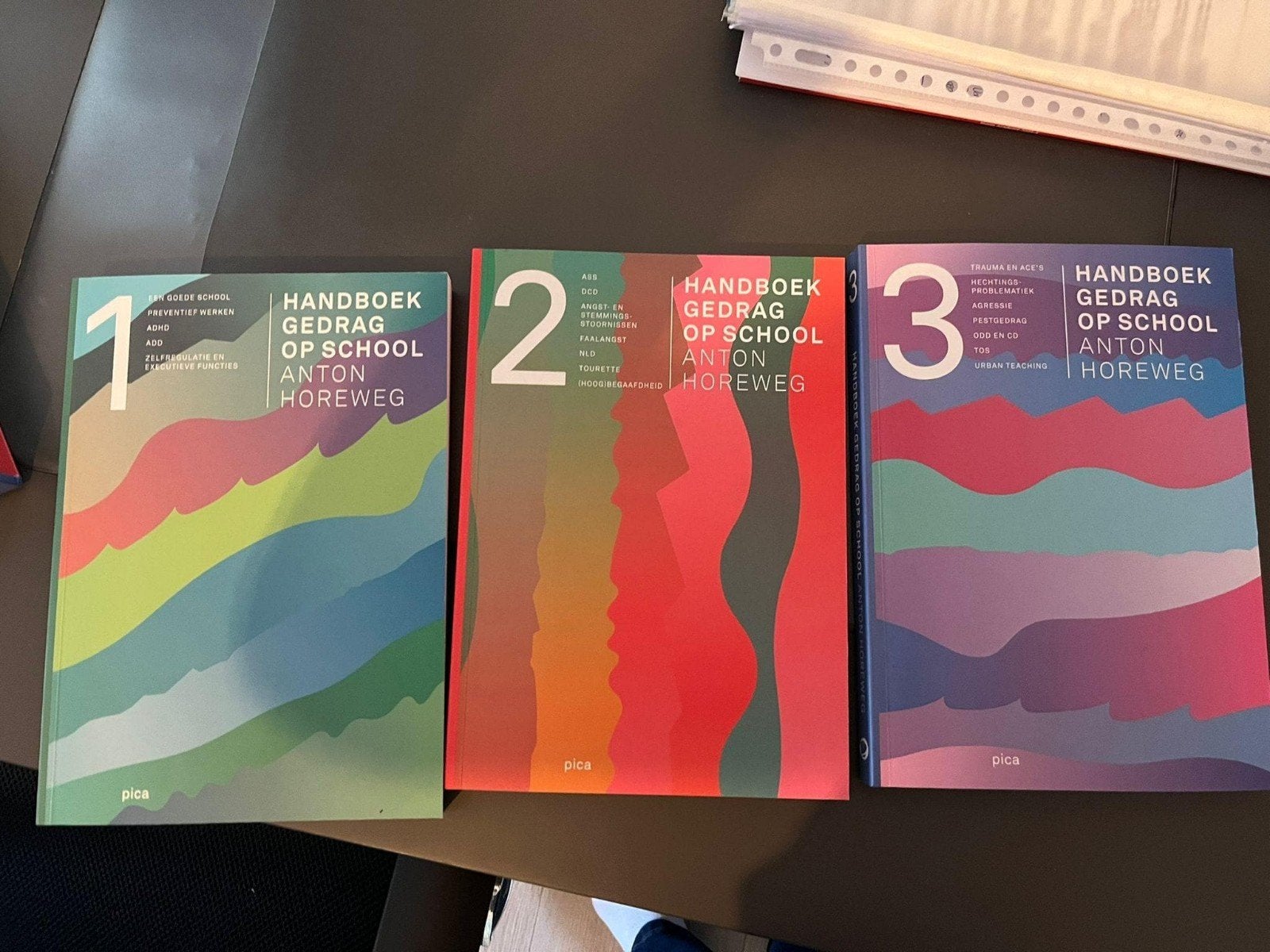 Handboek gedrag op school. Reeks van 3 zgan., Ophalen of Verzenden, Alpha, Zo goed als nieuw, HBO