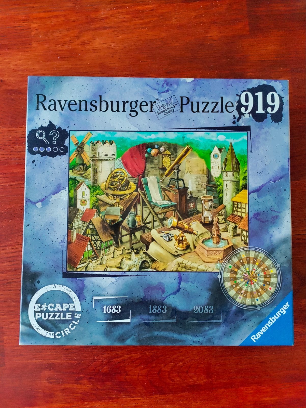 Ravensburger Escape Puzzle The Circle 919 stukjes, Hobby en Vrije tijd, Ophalen of Verzenden, 500 t/m 1500 stukjes, Zo goed als nieuw