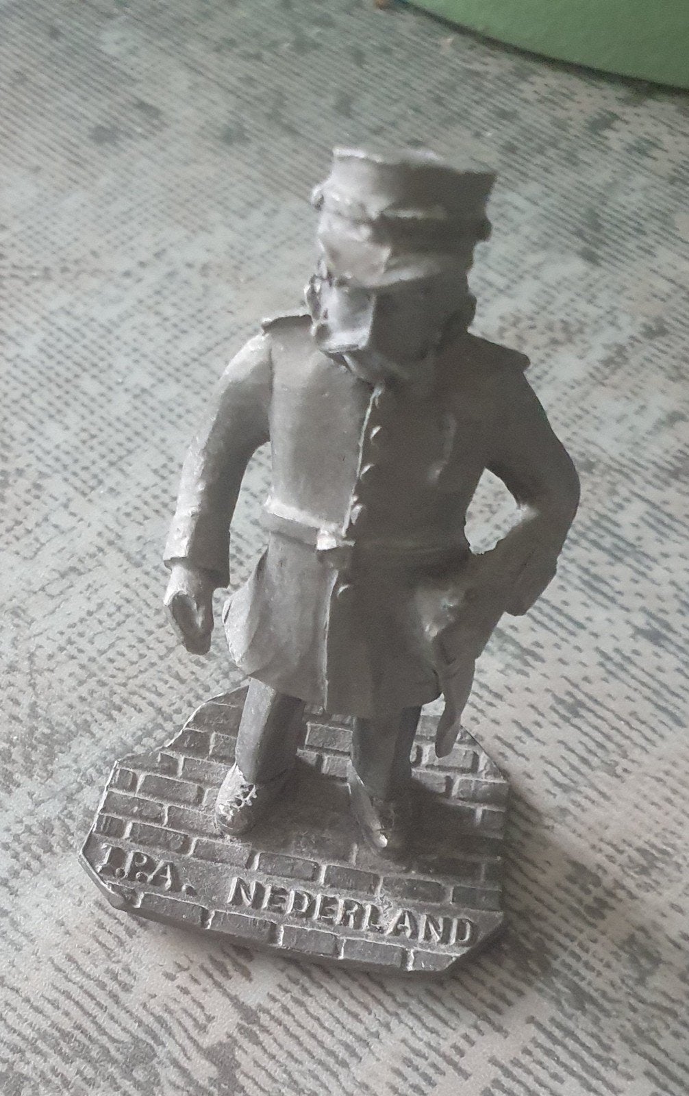 Tinnen beeldje IPA (Veldwachter/Koddebeier), Ophalen of Verzenden