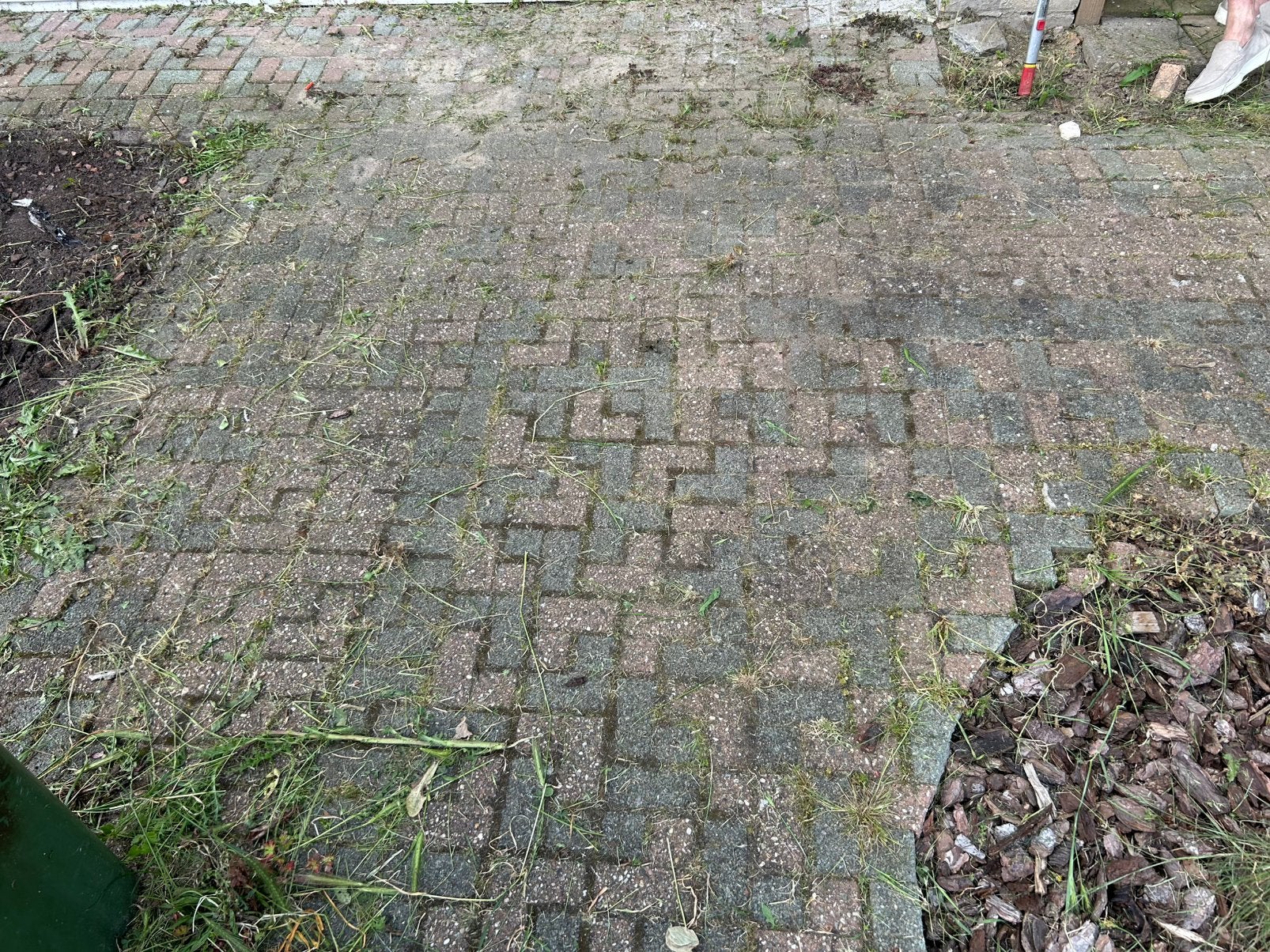 Gratis afhalen! Klinkertjes +- 25m2, Ophalen, Gebruikt, Klinkers, 10 m² of meer