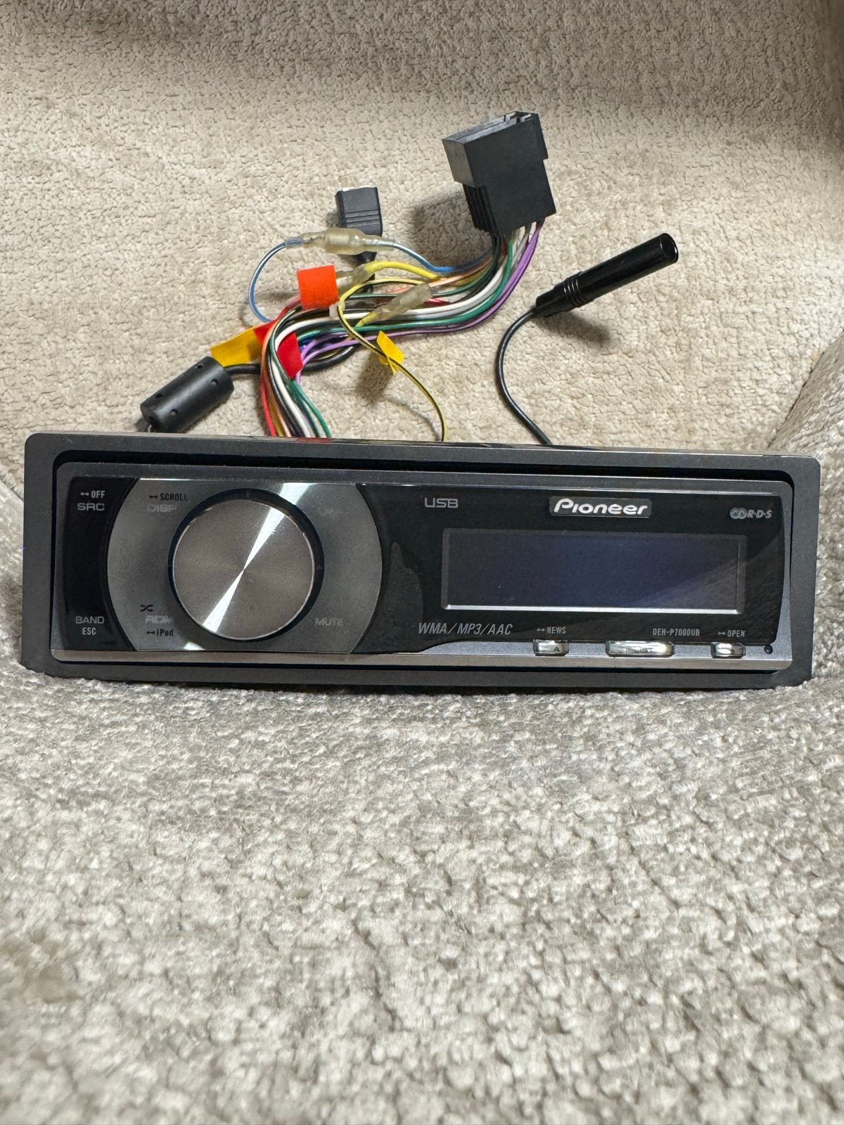Pioneer DEH-P7000UB Autoradio USB/AUX met Bluetooth adapter, Ophalen of Verzenden, Zo goed als nieuw
